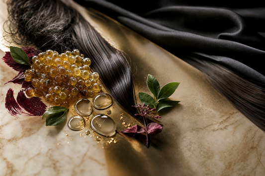 Smooth straight frizz-free hair after an at-home keratin straightening treatment