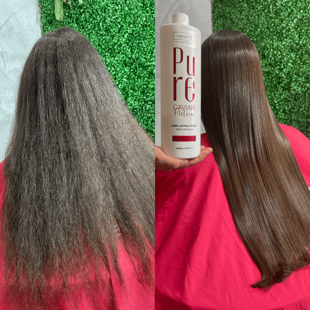 Kit - 2 Units Pure Protein | Semi Definitive Organic and Formaldehyde Free | For All Hair Types | 1000ml