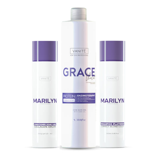 KIT - Grace Violet 1L + Shampoo e Condicionador Marilyn