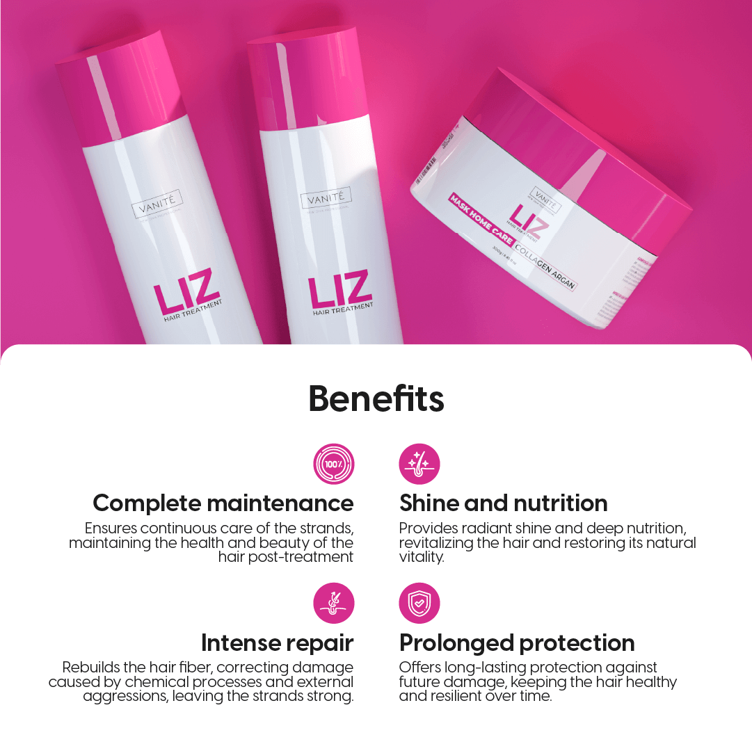 Liz Home Care Shampoo | Post Progressive Deep Cleansing | For All Hair Types | 250ml