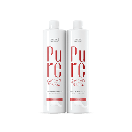 Kit - 2 Units Pure Protein | Semi Definitive Organic and Formaldehyde Free | For All Hair Types | 1000ml