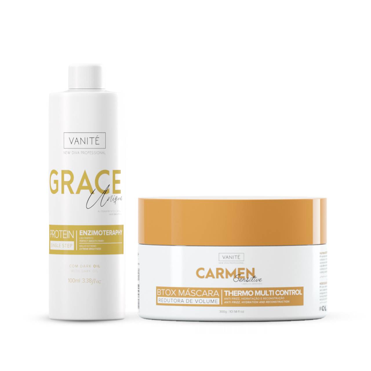 KIT - Grace Unique 100ml + BTOX Carmen Sensitive 300g